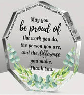 Proud Thank You Acrylic Plaque